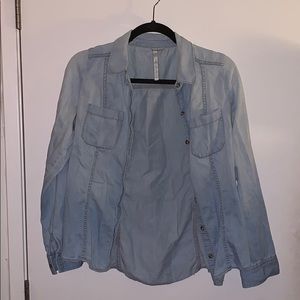 Jean button up